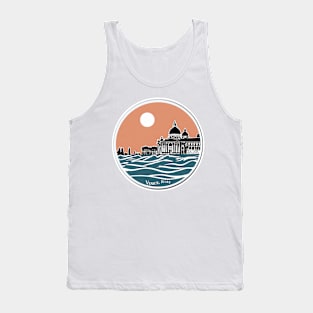 Sticker - Sunset Serenity in Venice, Italy Tank Top